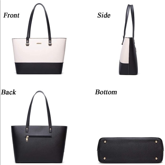 Sale! 4pcs Leather Handbag Tote Bag - Picture 2 of 2